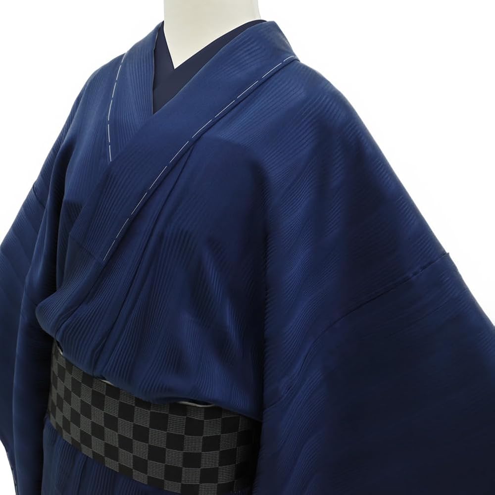 Amazon.co.jp: 男物 紳士 色無地 着物 単衣 正絹 コシノジュンコ